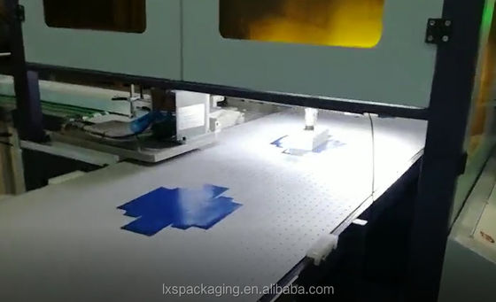 جعبه تلفن همراه کفش هدیه Rigid Box Visual Positioning Machine