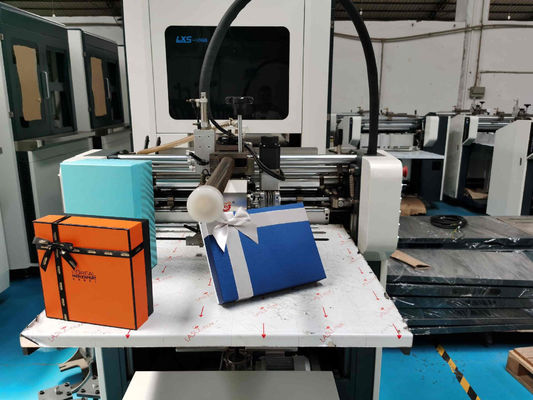 ساعت هوشمند Smart Machine 66mm 380mm Rigid Box Making Machine Dual Box Wrapping System