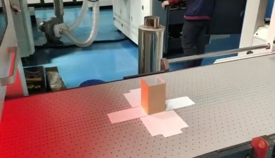 دستگاه ساخت جعبه اتوماتیک برای کارخانه جعبه های تلفن همراه سامسونگ با چسباندن چسب تغذیه