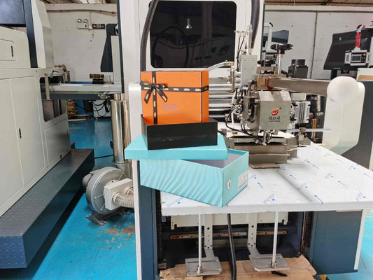 Rigid Food Preium Shoe Box Making Machine 0.12mm Positionual Positioning Positioning Visual